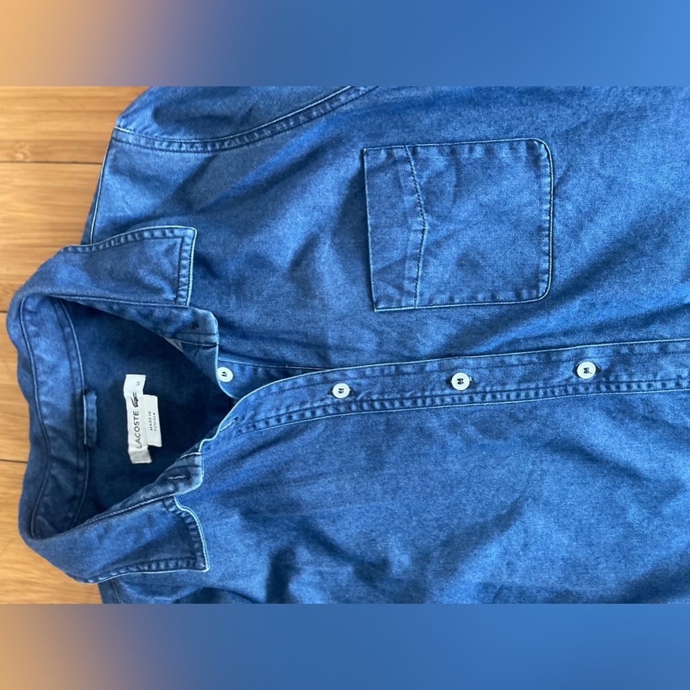Lacrosse denim shirt dress 🐊 - Picture 9 of 13
